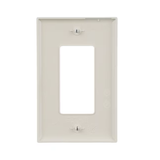 Eaton 1-Gang Midsize Light Almond Polycarbonate Indoor Decorator Wall Plate (10-Pack)