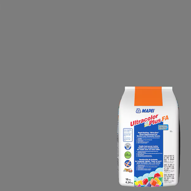 MAPEI Ultracolor Plus FA Pearl Gray #5019 Lechada todo en uno (10 lb)