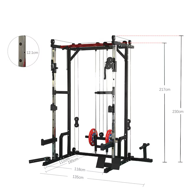 Máquina de entrenamiento de fuerza con polea para dorsales independiente Flynama