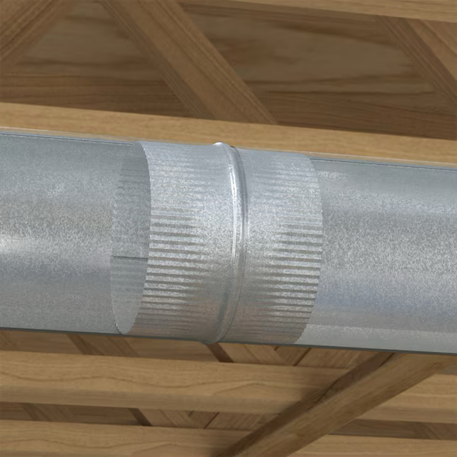 IMPERIAL 6-in Galvanized Steel Flexible Duct Connector