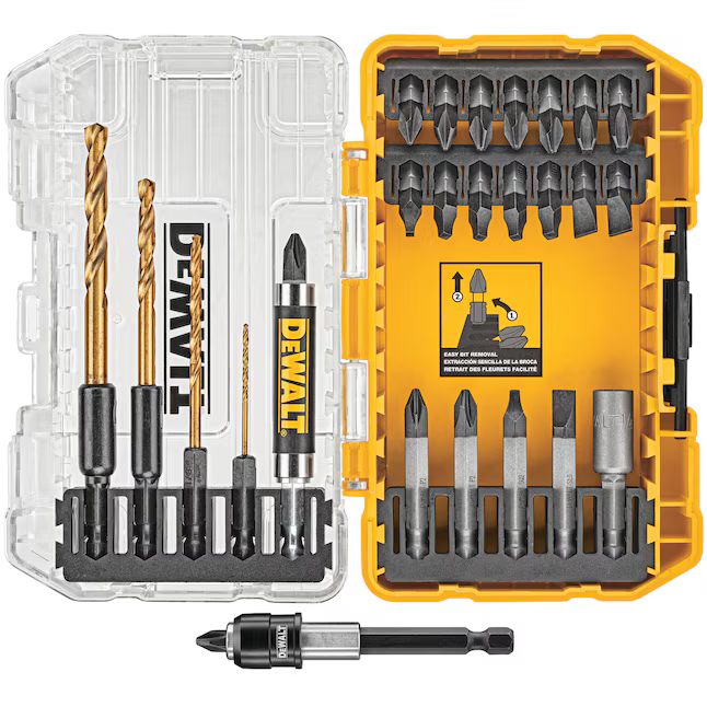 Juego de puntas para destornillador Tough Grip de DEWALT (27 piezas)