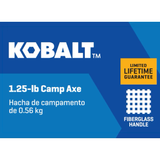 Kobalt Steel Camp Axt mit 14-Zoll-Glasfasergriff