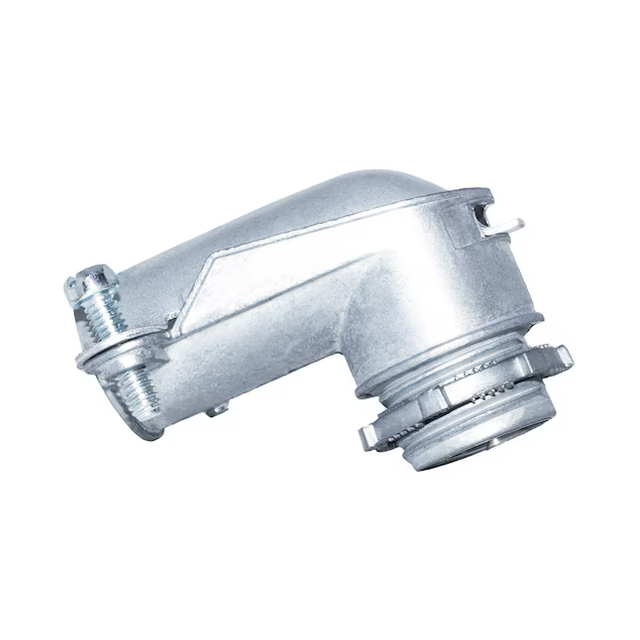 Sigma ProConnex 1-in 90-Degree Flexible Die Cast Zinc Squeeze Connector Conduit Fittings