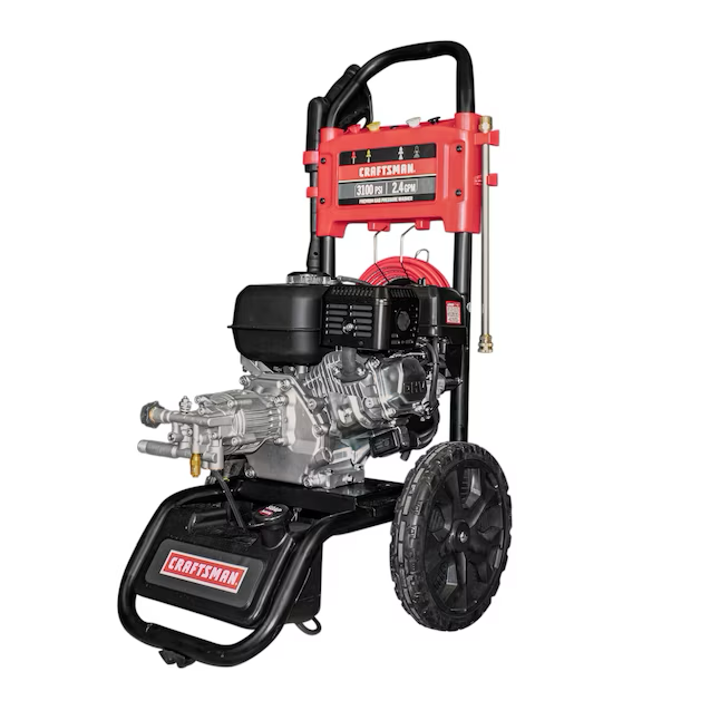 CRAFTSMAN 3100 PSI a 2,4 GPM 3100 PSI 2,4 galones Agua fría Gas