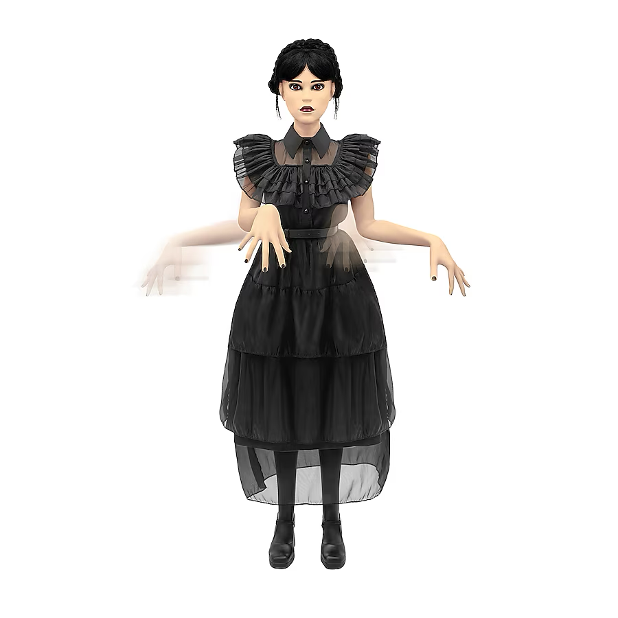 Wednesday  5-ft Musical Wednesday Addams Raven Dance Animatronic