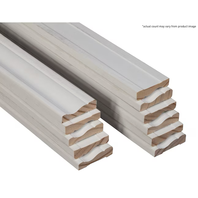 RELIABILT 5/8-in x 2-1/4-in x 7-ft Primed Pine Acolonial Casing (12-Pack)