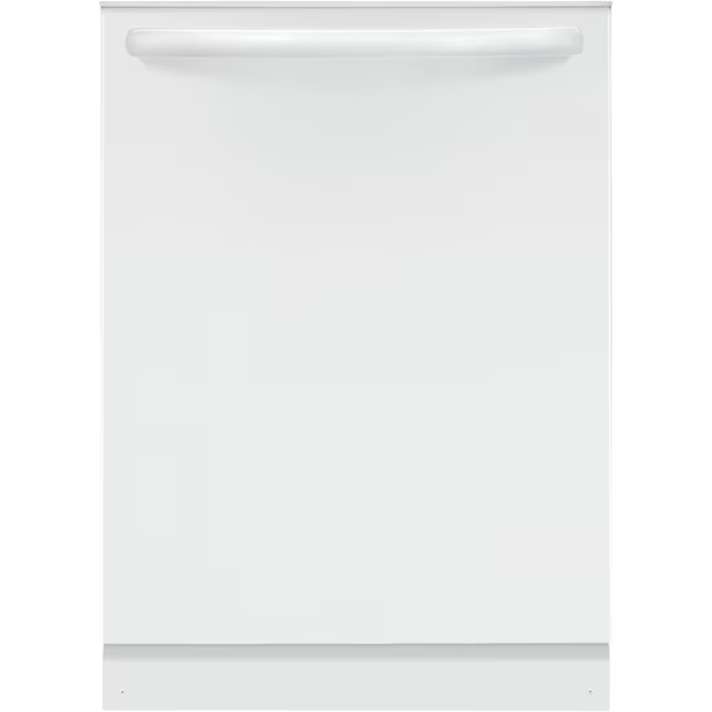 Lavavajillas empotrado Frigidaire Top Control de 24 pulgadas (blanco) ENERGY STAR, 52 dBA