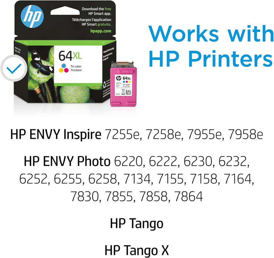 HP 64XL Tri-color High-yield Ink Cartridge