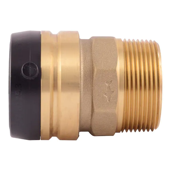 SharkBite 1-1/2 in. x 1-1/2 in. MNPT Brass Push Male Adapter