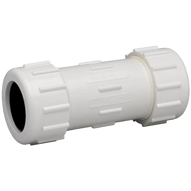 Homewerks Worldwide 1-1/4-in Schedule 40 PVC Compression Coupling