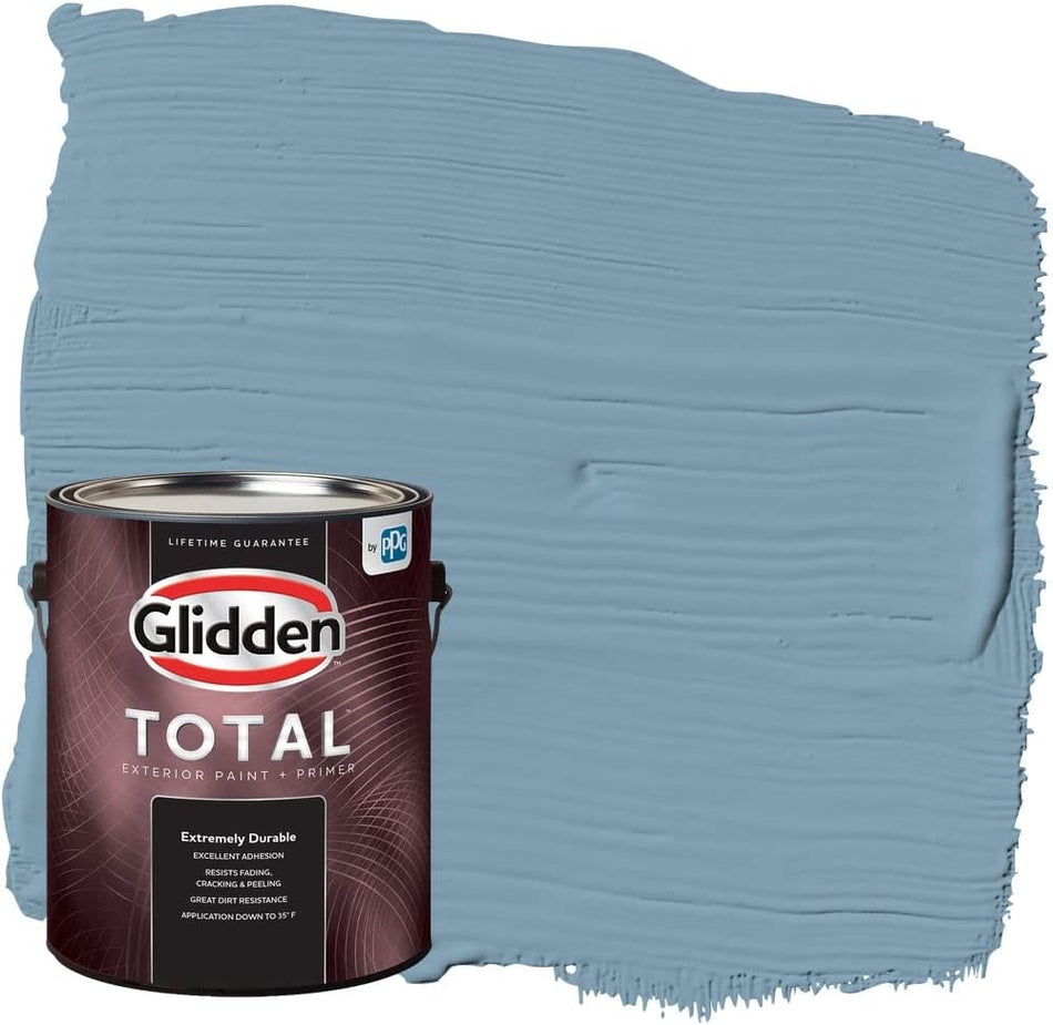 Glidden Total Exterior Paint &amp; Primer semibrillante, Americana