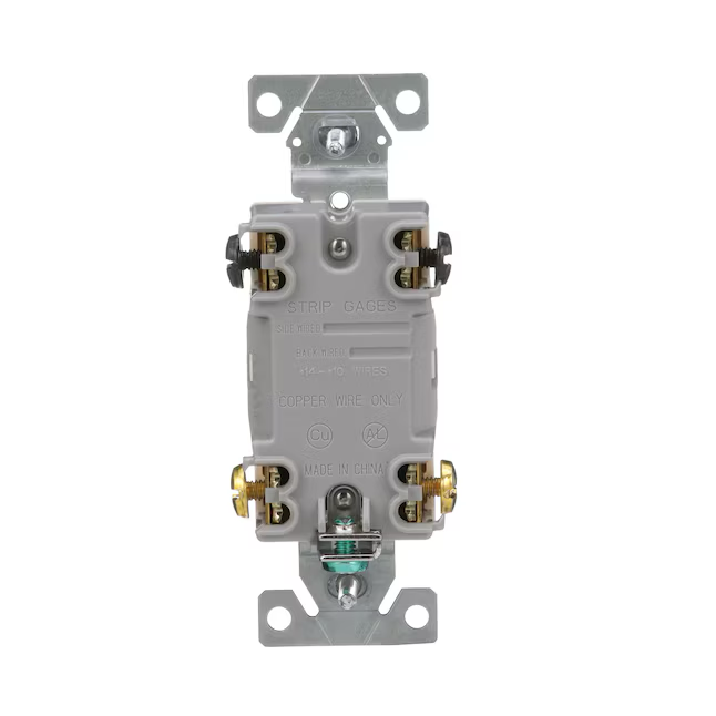 Eaton 20-Amp 4-Way Toggle Light Switch, Light Almond