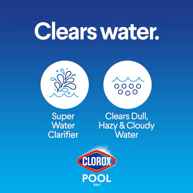 Clarificador de agua para piscina Clorox Pool&amp;Spa de 32 oz