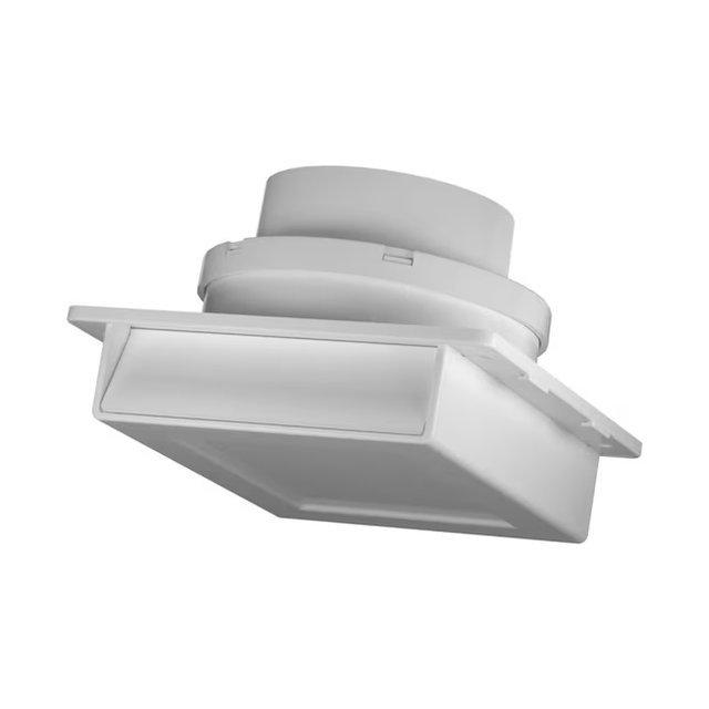 IMPERIAL 5.25-in x 5.25-in White Plastic Soffit Vent