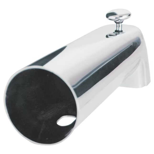 EZ-FLO Chrome Universal Fit Bathtub Spout with Diverter