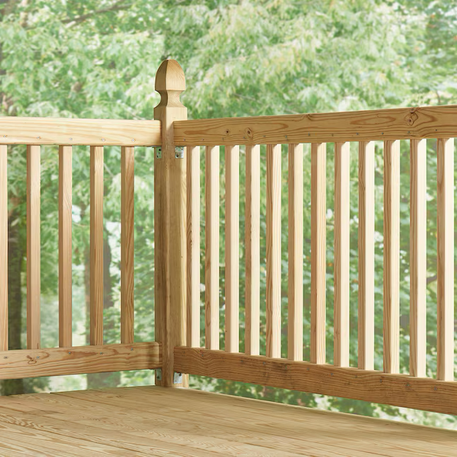 Severe Weather 6-ft x 33-in Pressure Treated Wood Deck Rail Kit