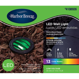 Harbor Breeze 6.8-Watt (Black Low Voltage Hardwired LED Well Light