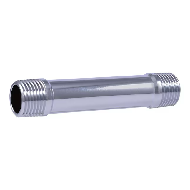 SharkBite 3/8-in Mip X 3-in Chrome Pipe Nipple