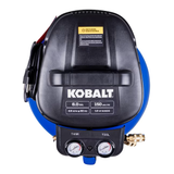 Compresor de aire tipo panqueque portátil Kobalt de 6 galones y 150 psi