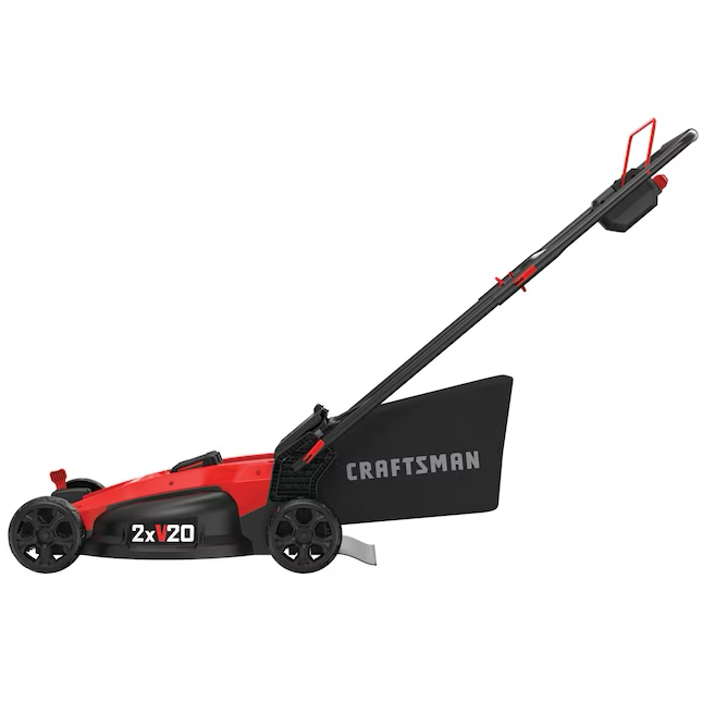 CRAFTSMAN V20 Cortacésped de empuje inalámbrico de 20 voltios máx., 20 pulgadas, 5 Ah (batería y cargador incluidos)