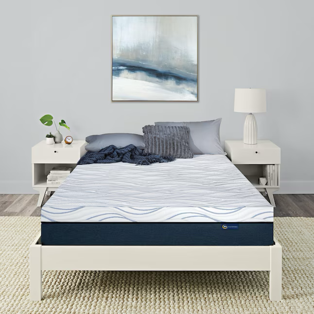 Serta 10-in Full Hybrid Memory Foam/Coil Blend Mattress in a Box