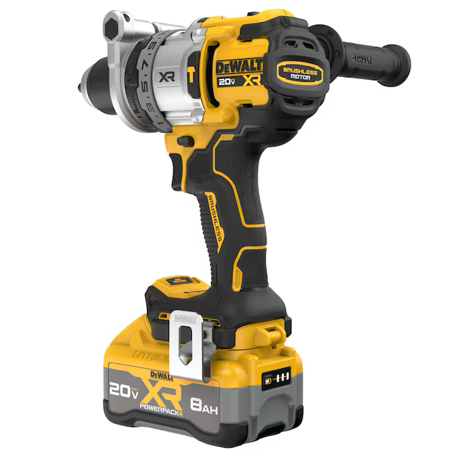 Taladro percutor inalámbrico sin escobillas DEWALT XR de 1/2 pulg. y 20 voltios máx. variable (1 batería incluida)