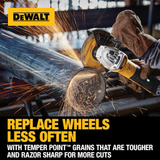 DEWALT 5-Pack 4-in Aluminum Oxide Grinding Wheel