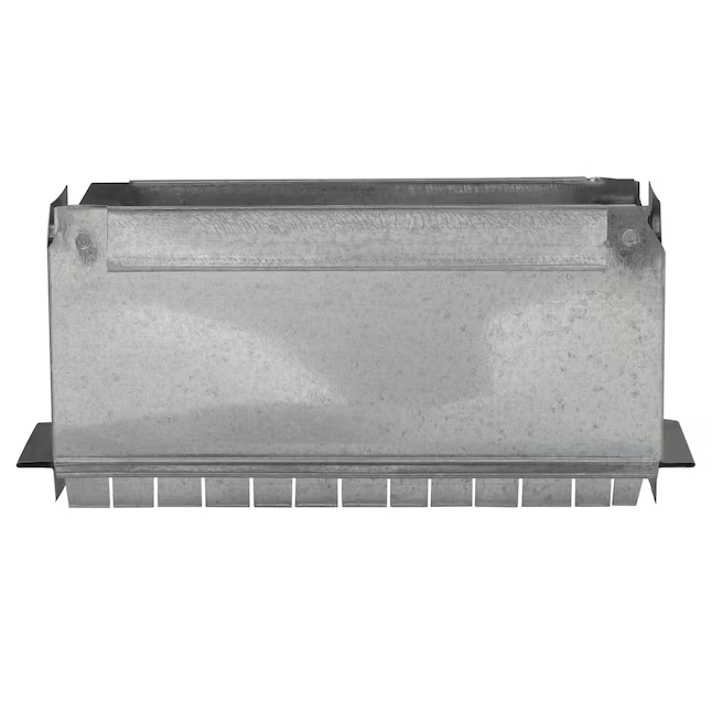 IMPERIAL 30-Gauge Galvanized Steel Rectangular Stack Duct Starting Collar