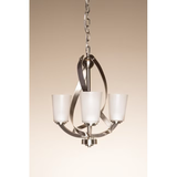 Kichler Layla 3-Light Brushed Nickel Modern/Contemporary Dry Rated Chandelier