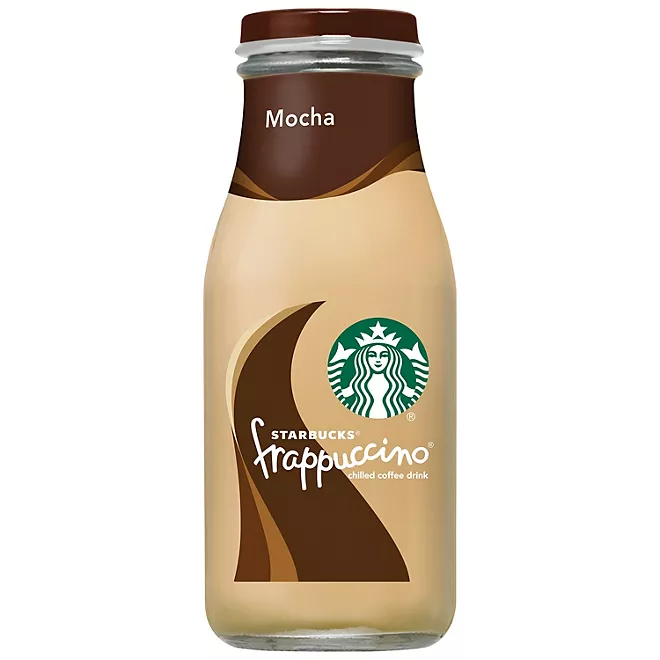 Bebida de café Starbucks Frappuccino, moca (9.5 oz., 15 pk.)