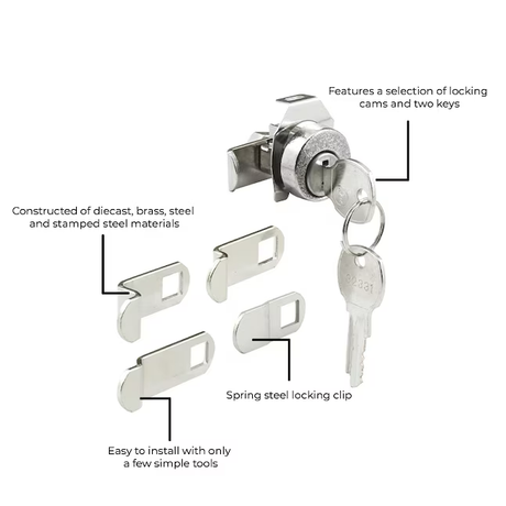 Cerradura para buzón de correo RELIABILT Mill Hardware