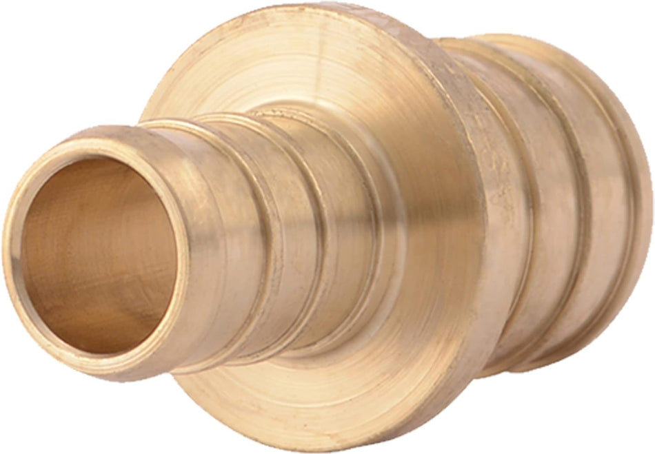 SharkBite 1/2 in. x 3/4 in. Brass Crimp Reducing Coupling