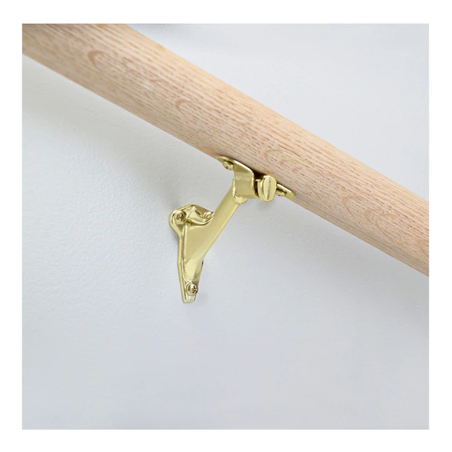 RELIABILT 1.312-in x 3-in Polished Brass Finished Aluminum Handrail