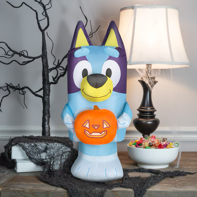 Bluey 22 pulgadas Bluey con calabaza Airdorable inflable