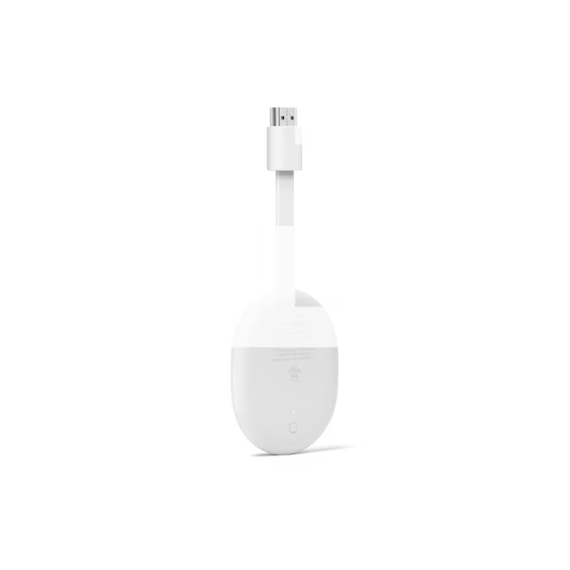 Google Chromecast with Google TV 4K HDR Streaming Media Player Google Assistant Voice Control in Snow