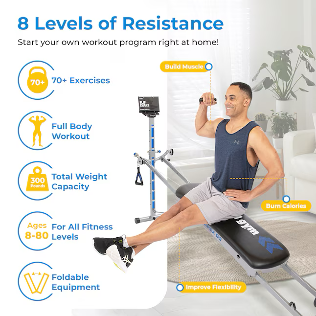 Total Gym Floor-mount Leg Extension Machine Strength Training Machine