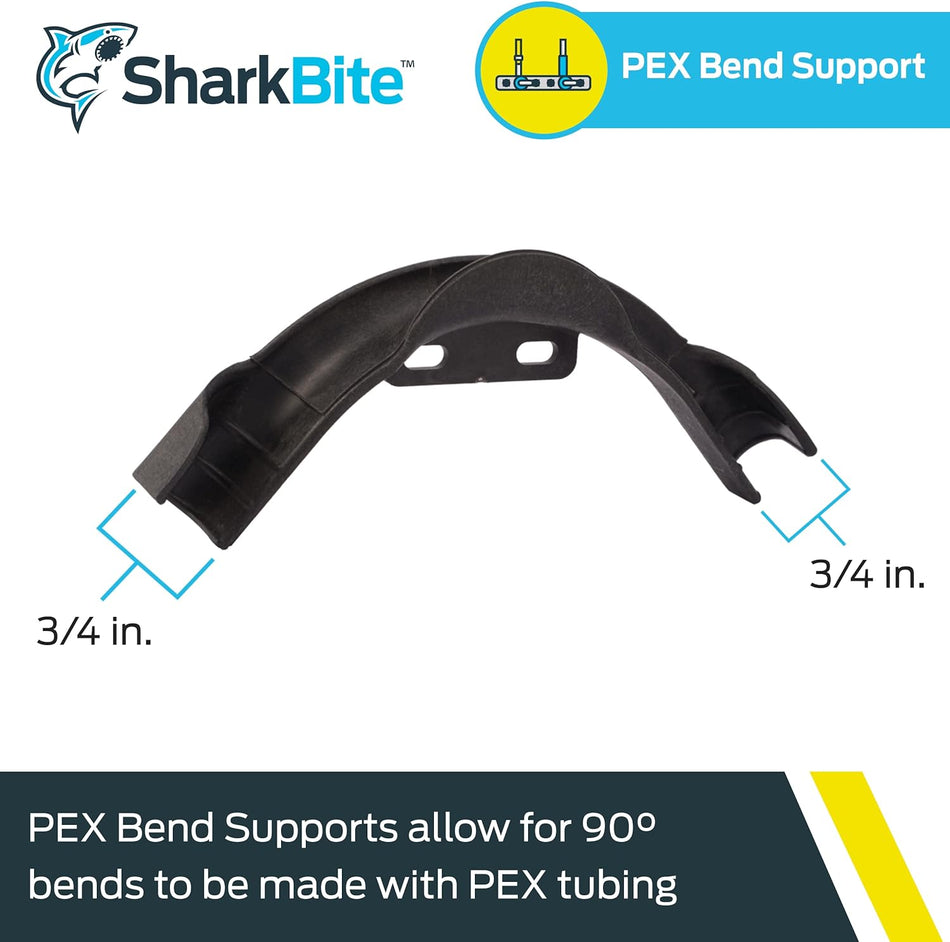 SharkBite Soporte de curvatura PEX de 3/4 pulg. - Polímero