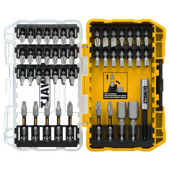 DEWALT TOUGH GRIP Screwdriver Bit Set (45-Piece)