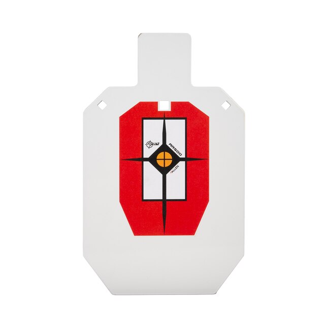 EZ Aim Champion Traps and Targets IPSC Silhouette Steel Target Stand, 9x14.875-Inch, Rimfire and Centerfire Pistol Shooting Practice