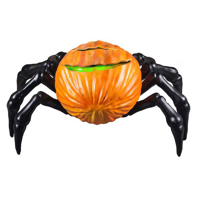 Haunted Living 18-in LED Flaming Pumpkin Spider