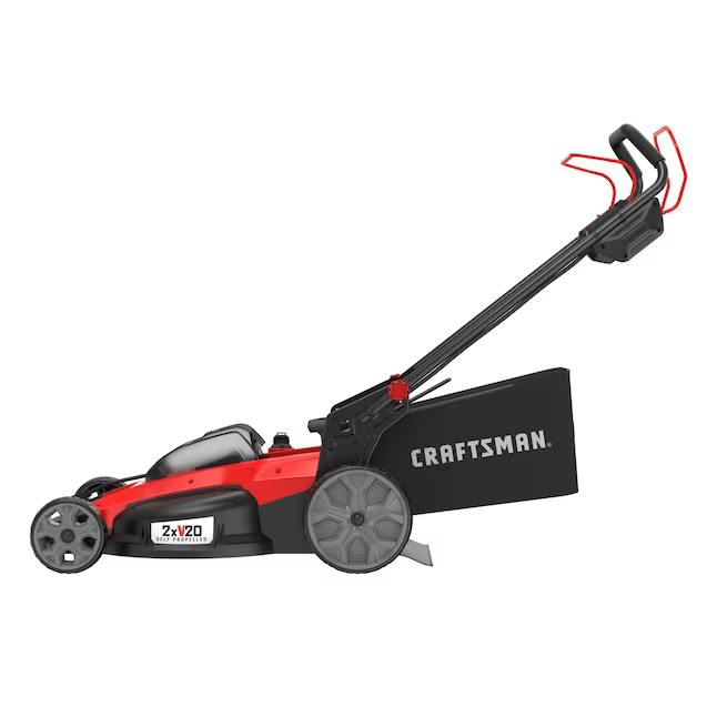 CRAFTSMAN V20 Cortacésped autopropulsado inalámbrico de 20 voltios máx., 20 pulgadas, 5 Ah (batería y cargador incluidos)