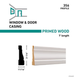 RELIABILT 11/16-in x 2-1/4-in x 7-ft Primed Pine 356 Casing