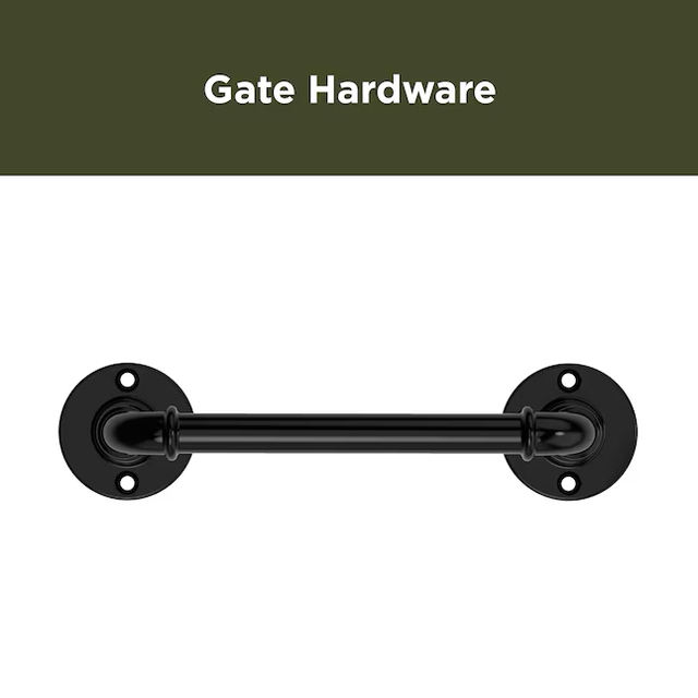 National Hardware N166-013 8-in Industrial Pipe Handle in Black