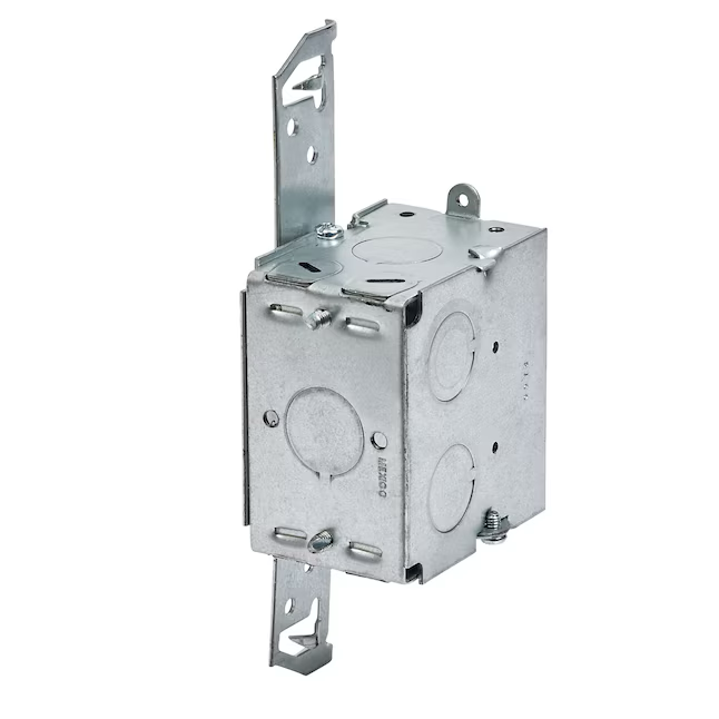 Hubbell RACO 1-Gang Galvanized Steel New Work Switch/Outlet Electrical Box