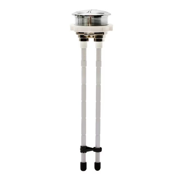 Fluidmaster Dual flush 3 in. button 9-in Neo-angle Mount Chrome Handle with Lever