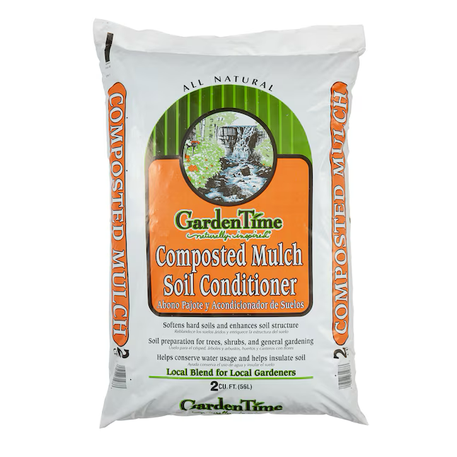 Nature's Way Composted Mulch 2-cu ft Organic Compost Provides Organic Nutrients