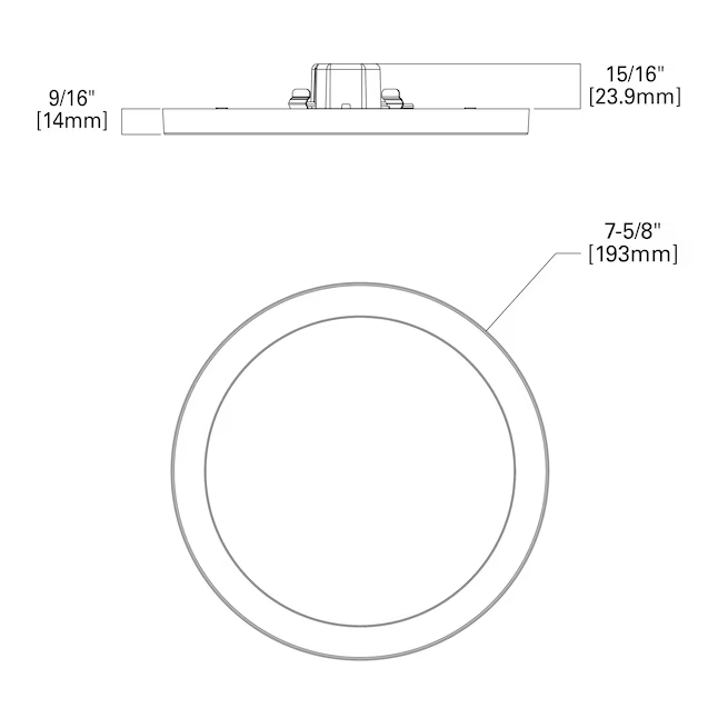 HALO White 6-in 756-Lumen Daylight Round Dimmable LED Canless Recessed Downlight