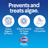 Clorox Pool&Spa 40 oz XtraBlue Algaecide Pool Algae Prevention