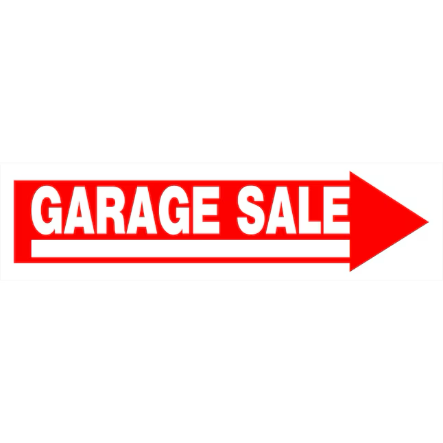 Hillman 6-in x 24-in Corrugated Plastic Sale/For Sale Sign