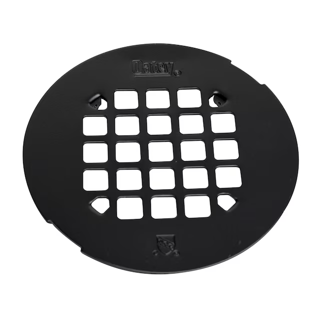 Oatey 4-1/4-in Snap-Tite Round Matte Black Strainer